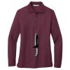 Ladies Silk Touch Long Sleeve Polo Thumbnail