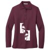 Ladies Silk Touch Long Sleeve Polo Thumbnail
