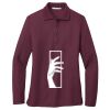 Ladies Silk Touch Long Sleeve Polo Thumbnail