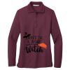 Ladies Silk Touch Long Sleeve Polo Thumbnail