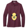 Ladies Silk Touch Long Sleeve Polo Thumbnail