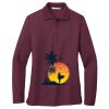 Ladies Silk Touch Long Sleeve Polo Thumbnail