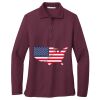 Ladies Silk Touch Long Sleeve Polo Thumbnail
