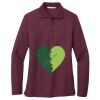 Ladies Silk Touch Long Sleeve Polo Thumbnail
