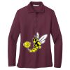 Ladies Silk Touch Long Sleeve Polo Thumbnail