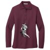 Ladies Silk Touch Long Sleeve Polo Thumbnail