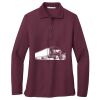 Ladies Silk Touch Long Sleeve Polo Thumbnail
