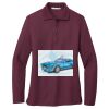 Ladies Silk Touch Long Sleeve Polo Thumbnail