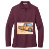 Ladies Silk Touch Long Sleeve Polo Thumbnail