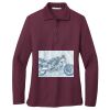 Ladies Silk Touch Long Sleeve Polo Thumbnail