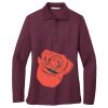 Ladies Silk Touch Long Sleeve Polo Thumbnail