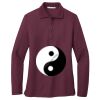 Ladies Silk Touch Long Sleeve Polo Thumbnail