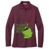 Ladies Silk Touch Long Sleeve Polo Thumbnail