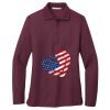 Ladies Silk Touch Long Sleeve Polo Thumbnail