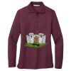 Ladies Silk Touch Long Sleeve Polo Thumbnail