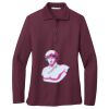 Ladies Silk Touch Long Sleeve Polo Thumbnail