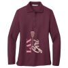 Ladies Silk Touch Long Sleeve Polo Thumbnail
