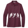 Ladies Silk Touch Long Sleeve Polo Thumbnail