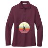Ladies Silk Touch Long Sleeve Polo Thumbnail