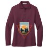 Ladies Silk Touch Long Sleeve Polo Thumbnail