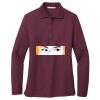 Ladies Silk Touch Long Sleeve Polo Thumbnail
