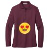 Ladies Silk Touch Long Sleeve Polo Thumbnail