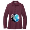 Ladies Silk Touch Long Sleeve Polo Thumbnail