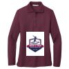 Ladies Silk Touch Long Sleeve Polo Thumbnail