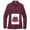 Ladies Silk Touch Long Sleeve Polo Thumbnail