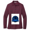 Ladies Silk Touch Long Sleeve Polo Thumbnail