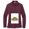Ladies Silk Touch Long Sleeve Polo Thumbnail