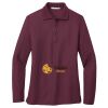 Ladies Silk Touch Long Sleeve Polo Thumbnail
