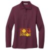 Ladies Silk Touch Long Sleeve Polo Thumbnail