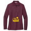 Ladies Silk Touch Long Sleeve Polo Thumbnail
