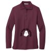Ladies Silk Touch Long Sleeve Polo Thumbnail