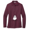 Ladies Silk Touch Long Sleeve Polo Thumbnail