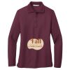 Ladies Silk Touch Long Sleeve Polo Thumbnail