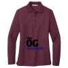 Ladies Silk Touch Long Sleeve Polo Thumbnail